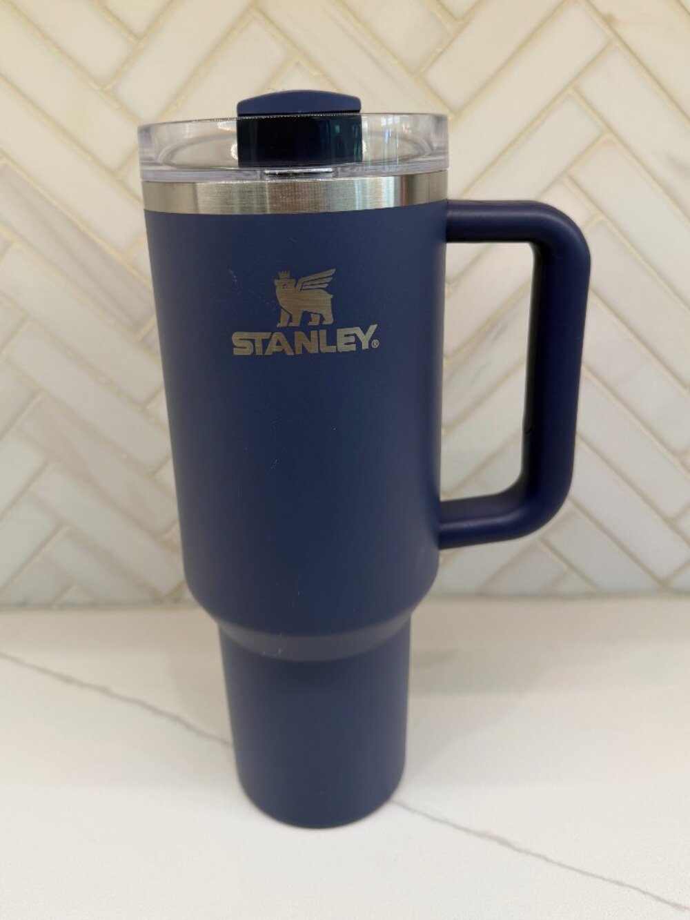 Stanley Quencher 40 oz Navy Blue Insulated Tumbler